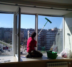 Мытье окон в однокомнатной квартире Тюмень